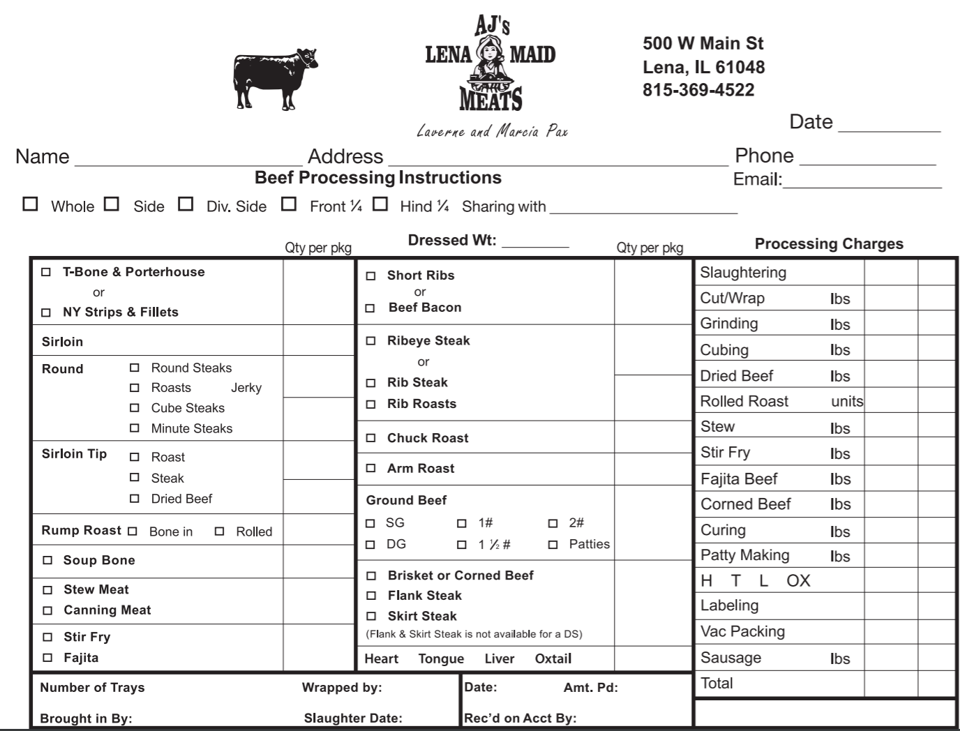 Farm-Raised Angus Beef Share Reservation - January 2026 Harvest