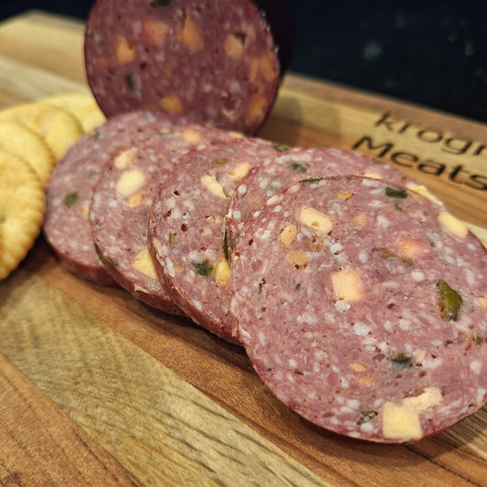 Angus Beef Summer Sausage - Jalapeno Cheese