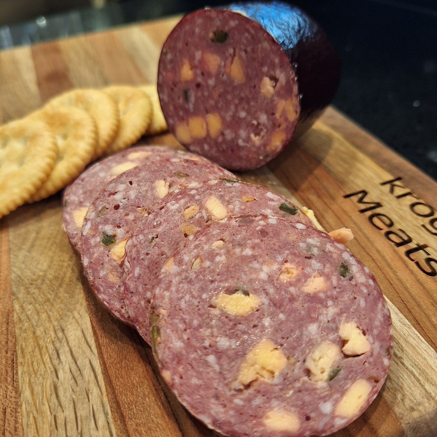 Angus Beef Summer Sausage - Jalapeno Cheese