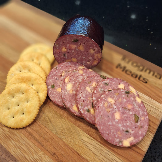 Angus Beef Summer Sausage - Jalapeno Cheese
