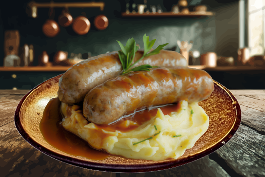 Farm-style 'Bangers & Mash'