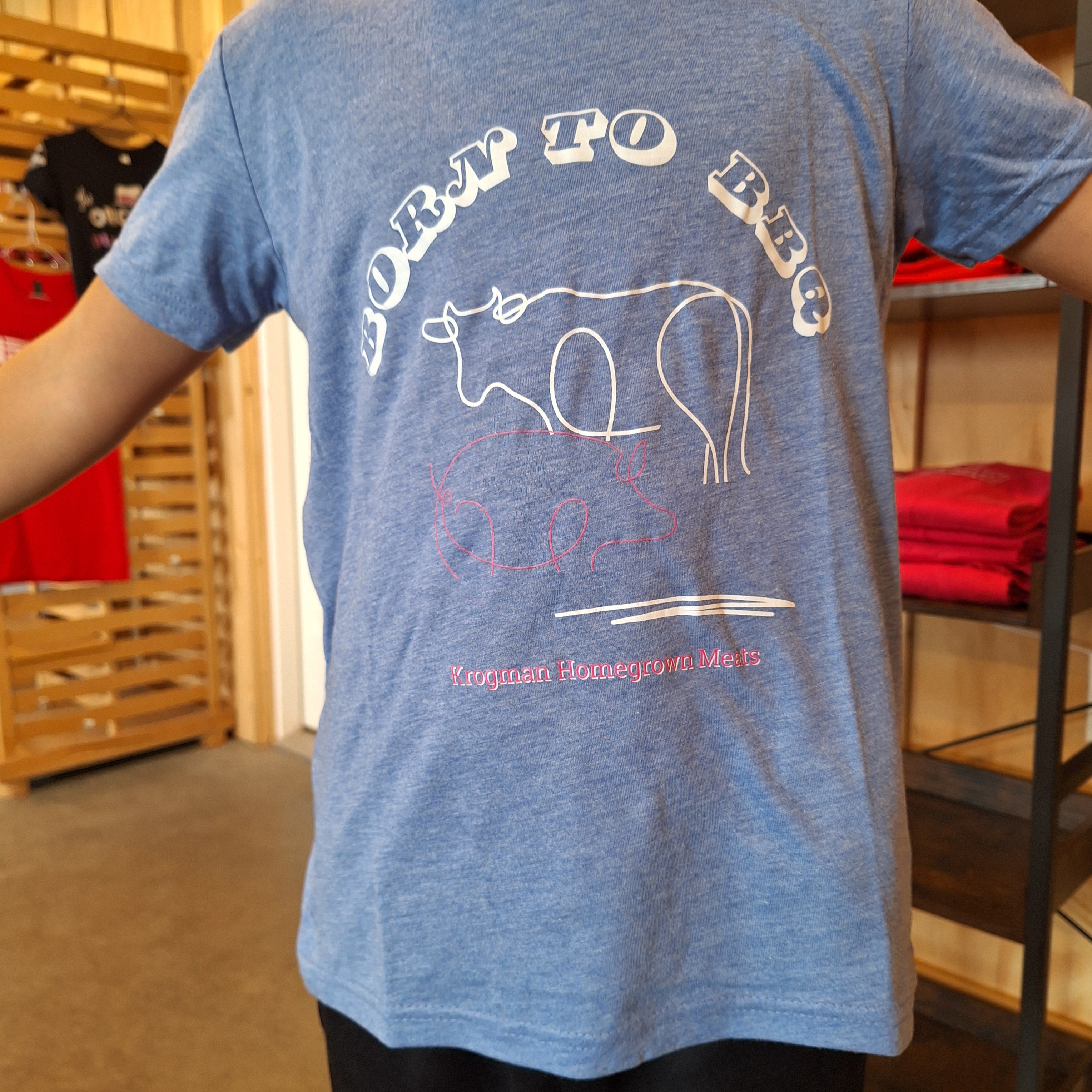 Kids T - Born to BBQ – Krogman Homegrown Meats