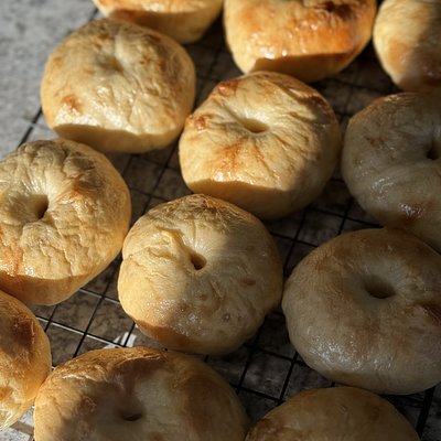 Sourdough Bagels