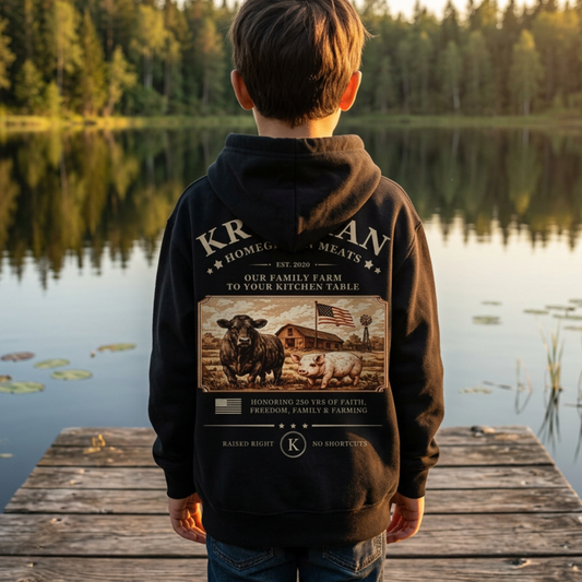 Youth 250th Anniversary Krogman Hoodie - Black