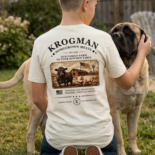Youth 250th Anniversary Krogman T-shirt - Light