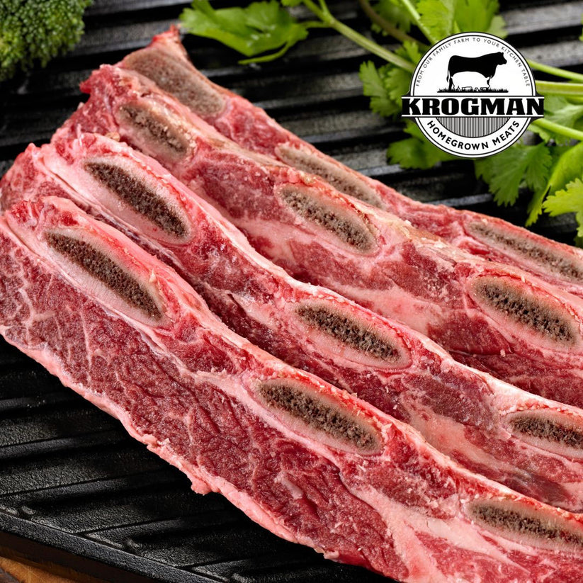 Angus Short Ribs - Korean Style – Krogman Homegrown Meats